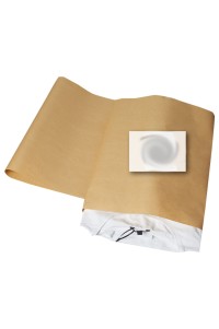 PC014 Kraft paper clothing wrapping paper gift packaging bag pants T-shirt wrapping paper self-adhesive self-adhesive front view